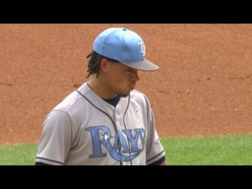 TB@DET: Chris Archer strikes out eight in six innings